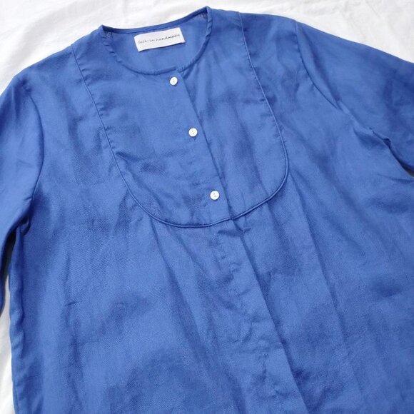 Luckyi Blue Shirt Blouse - Picture 4 of 7